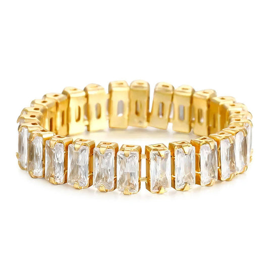 Alice - 18k Gold Plated Stainless Steel Ring