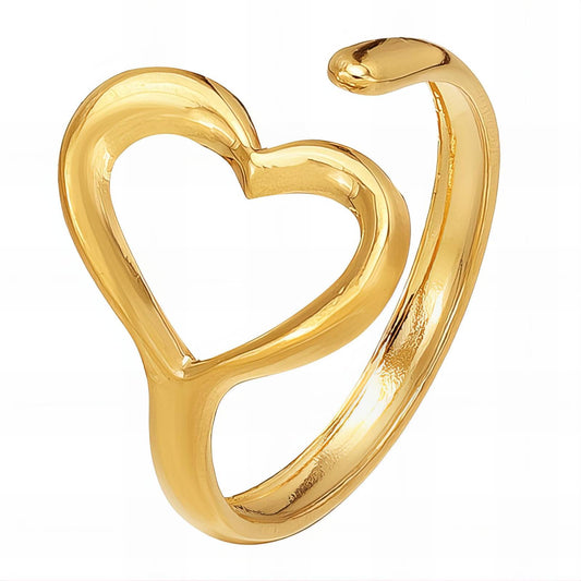 Heart - 18K Stainless Steel Ring