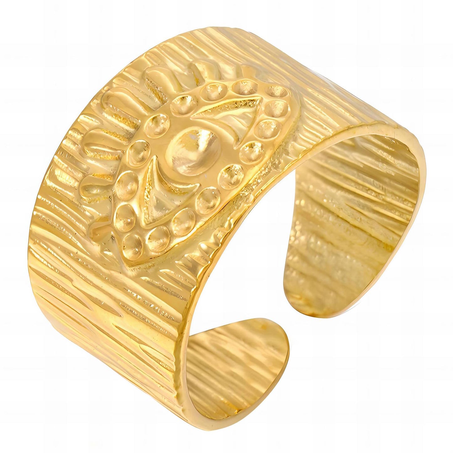 The Eye - 18K Gold Plated Stainless Steel Ring