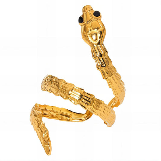 Snake - 18K Gold Plated Stainless Steel Ring