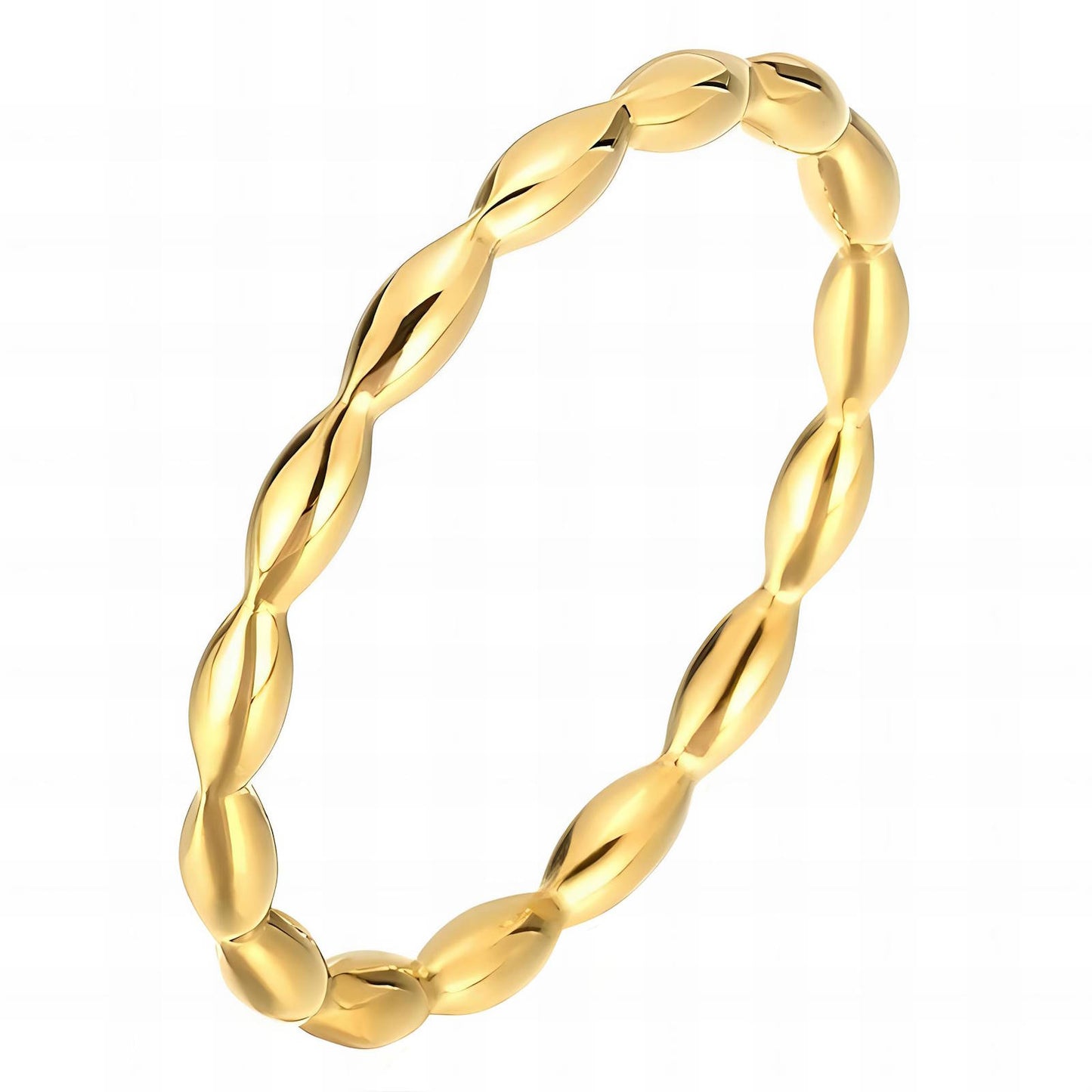 Bubbles - 18K Gold Plated Stainless Steel Ring