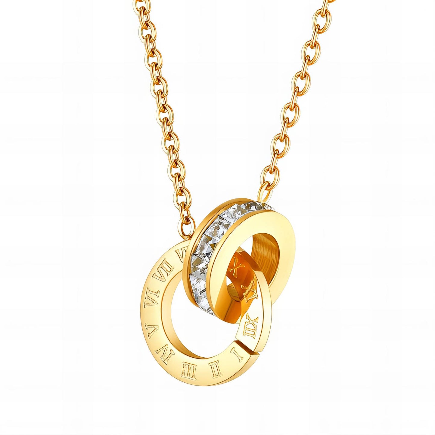 Rome - 18K Gold Plated Stainless Steel Necklace