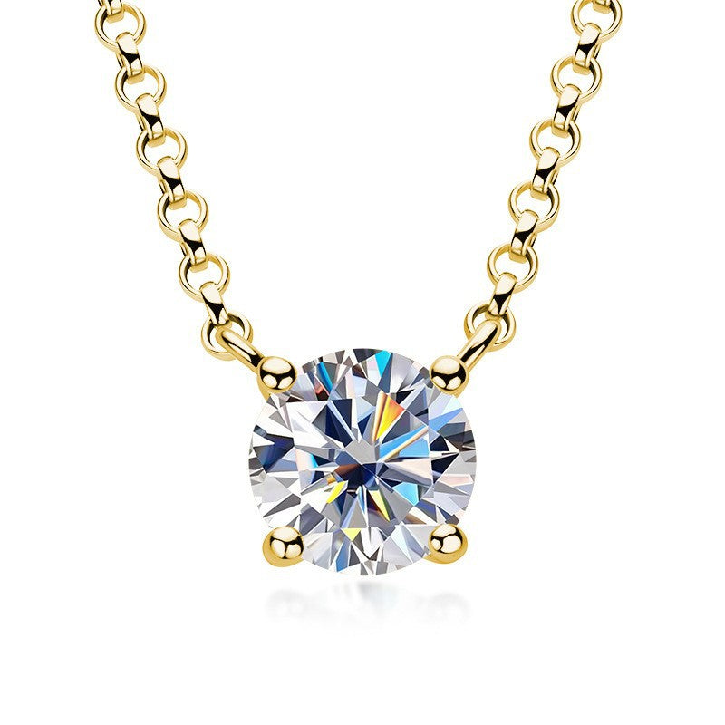 The Diamond - 18K Gold Plated Stainless Steel Necklace