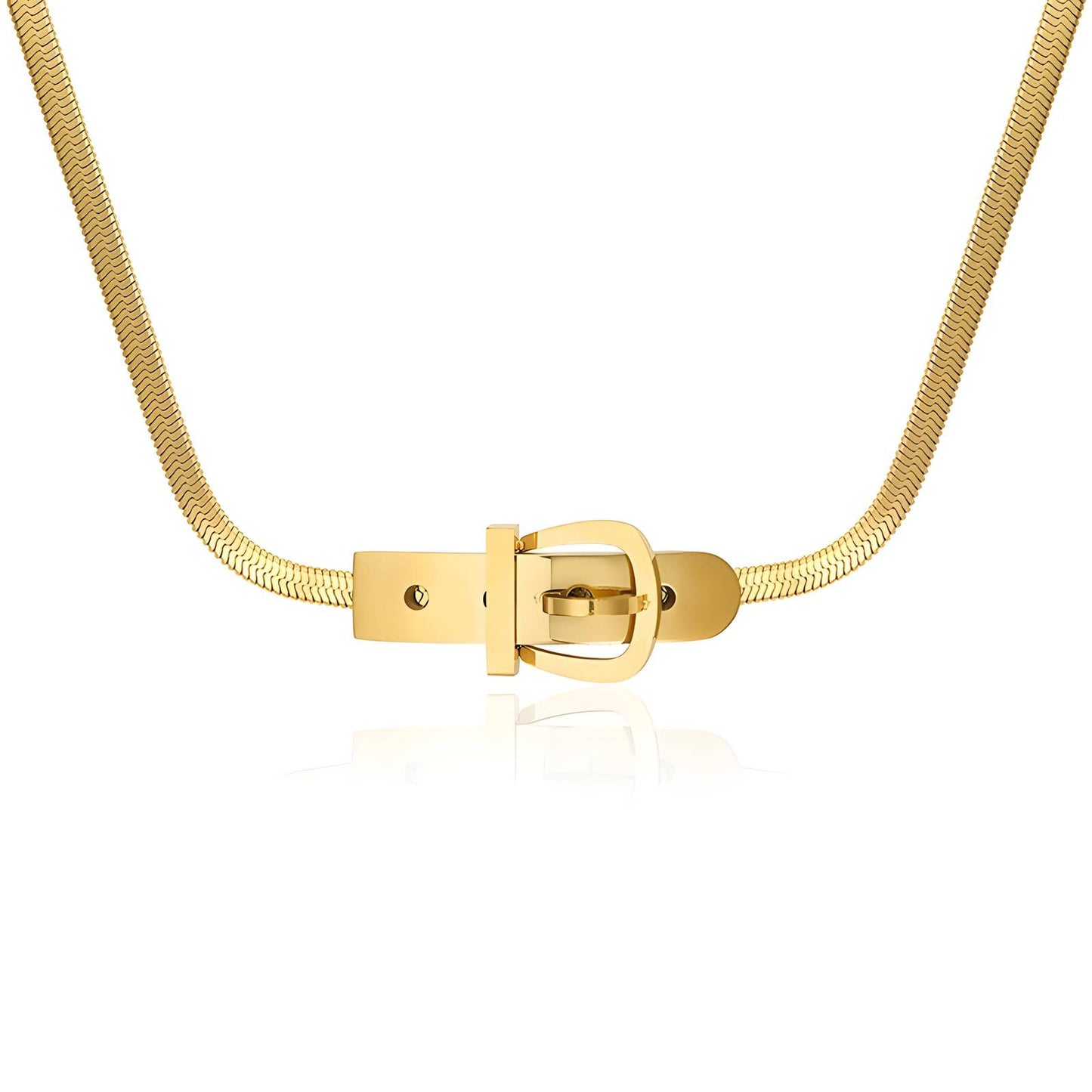 Belt - 18K Gold Plated Stainless Steel Necklace