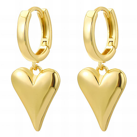 Love - 18K Gold Plated Stainless Steel Earrings