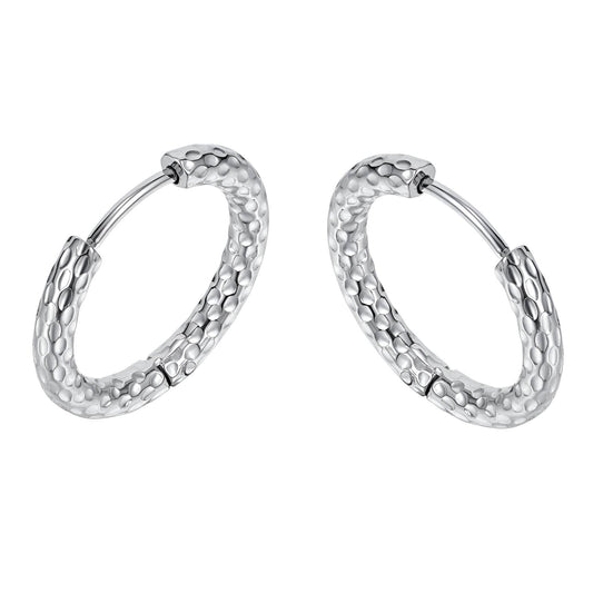 Silver Circles - Stainless Steel Earrings