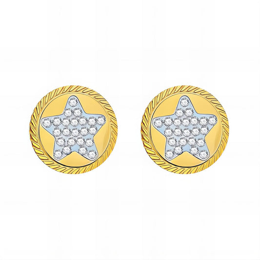 Stars - 18K Gold Plated Stainless Steel Earrings