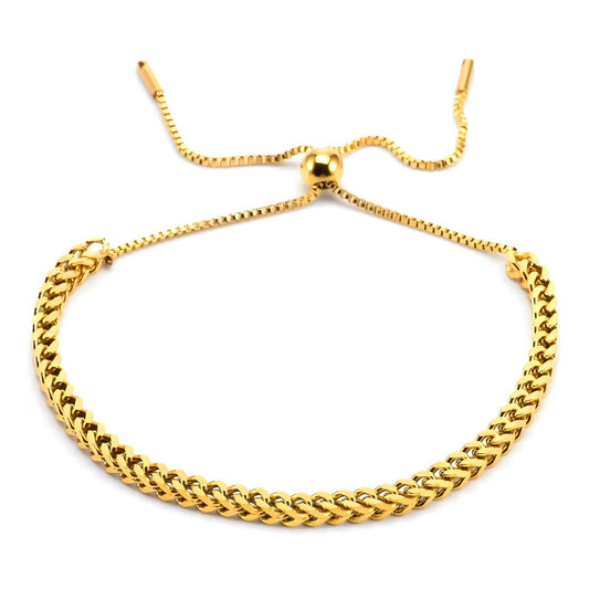 Braid - 18K Gold Plated Stainless Steel Bracelet