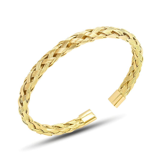 Embrace - 18K Gold Plated Stainless Steel Bracelet