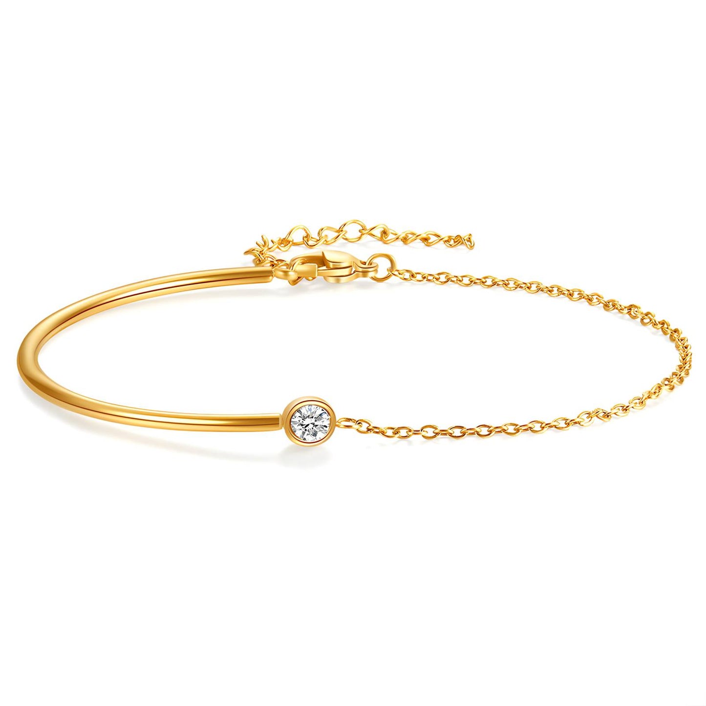 Mixed - 18K Gold Plated Stainless Steel Bracelet